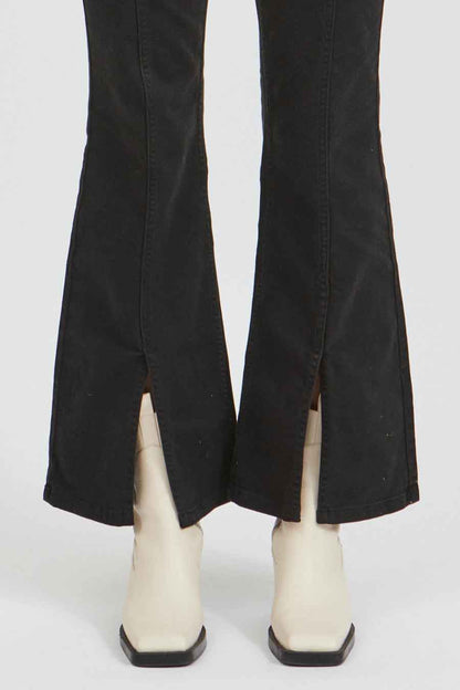 Donkergrijze Flared Jeans
