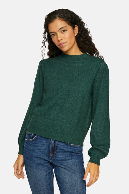 Groene Trui met Rolkraag