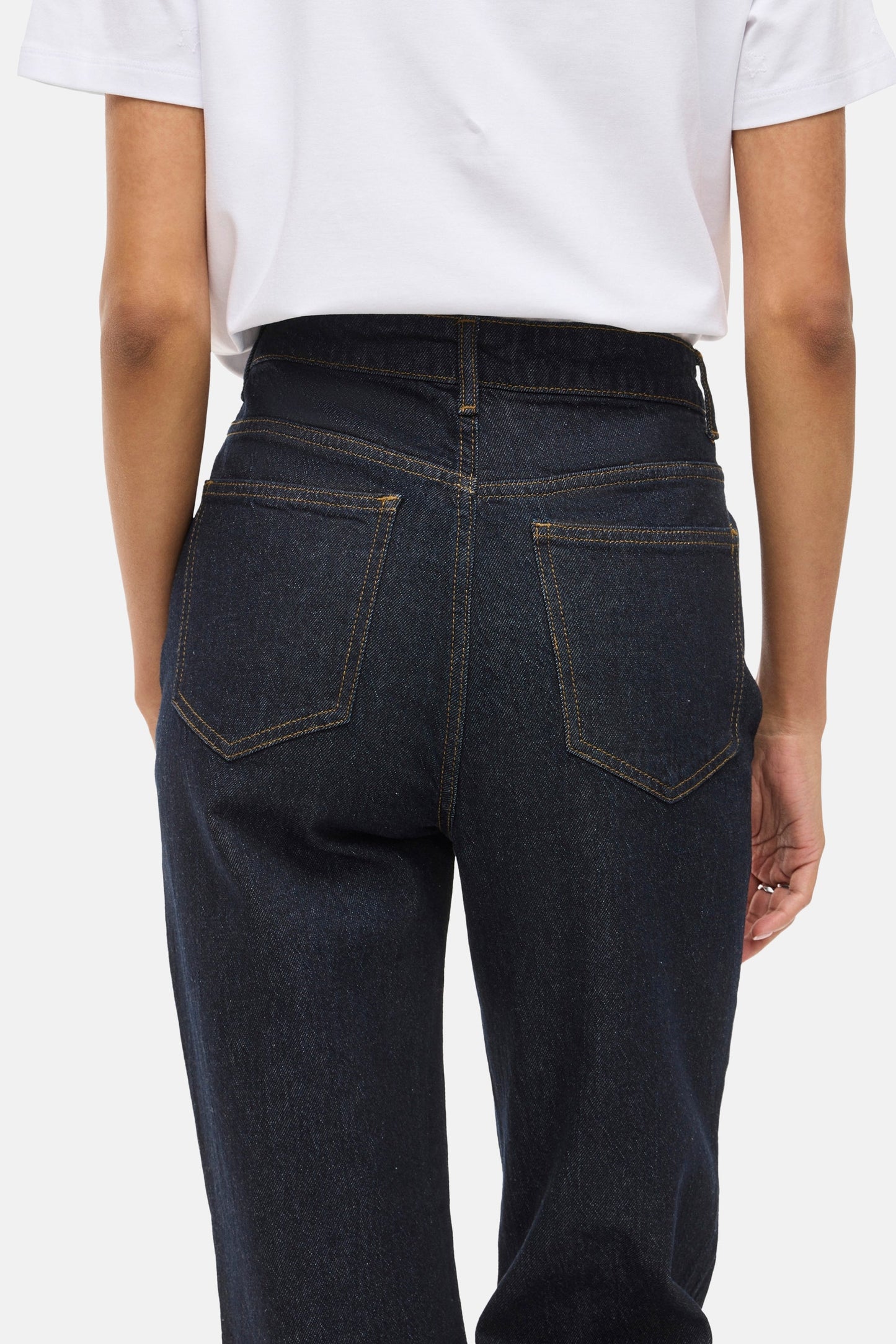 VIKELLY - Donkerblauwe Denim Jeans