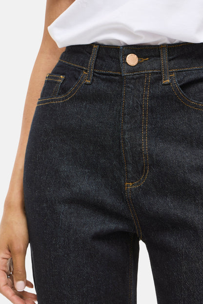 VIKELLY - Donkerblauwe Denim Jeans