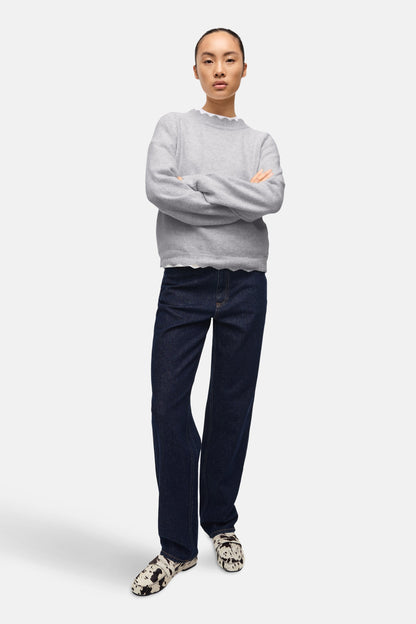 VIKELLY - Donkerblauwe Denim Jeans