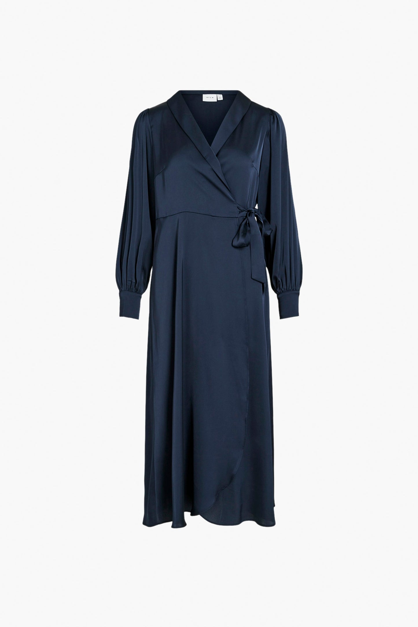 Lang Blauw Kleedje