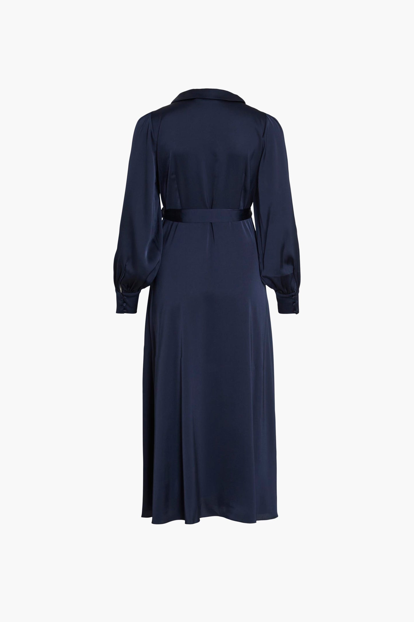 Lang Blauw Kleedje