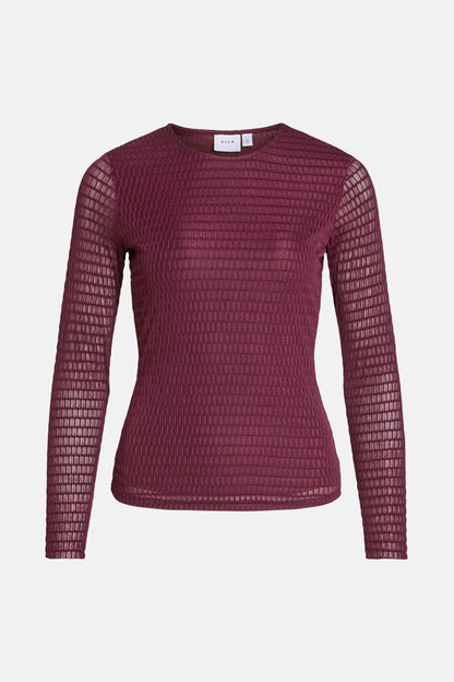 Lange Mouwen T-shirt - Paars