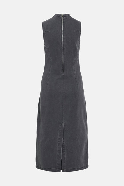 Mid Grey Denim Dress