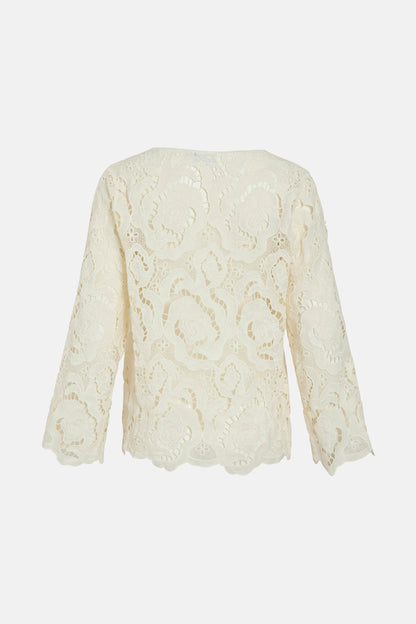 Lange Mouwen Blouse - Ecru