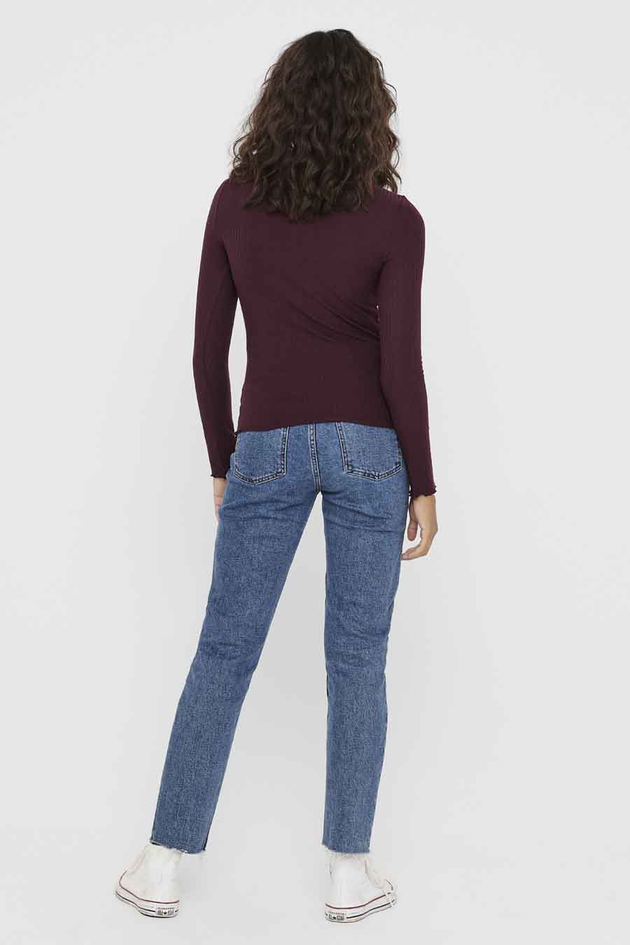 Bruine Ronde Hals Trui - ONLY®