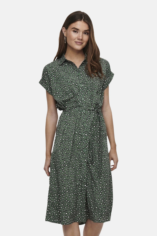 Groene Korte Mouwen Jurk - ONLY®