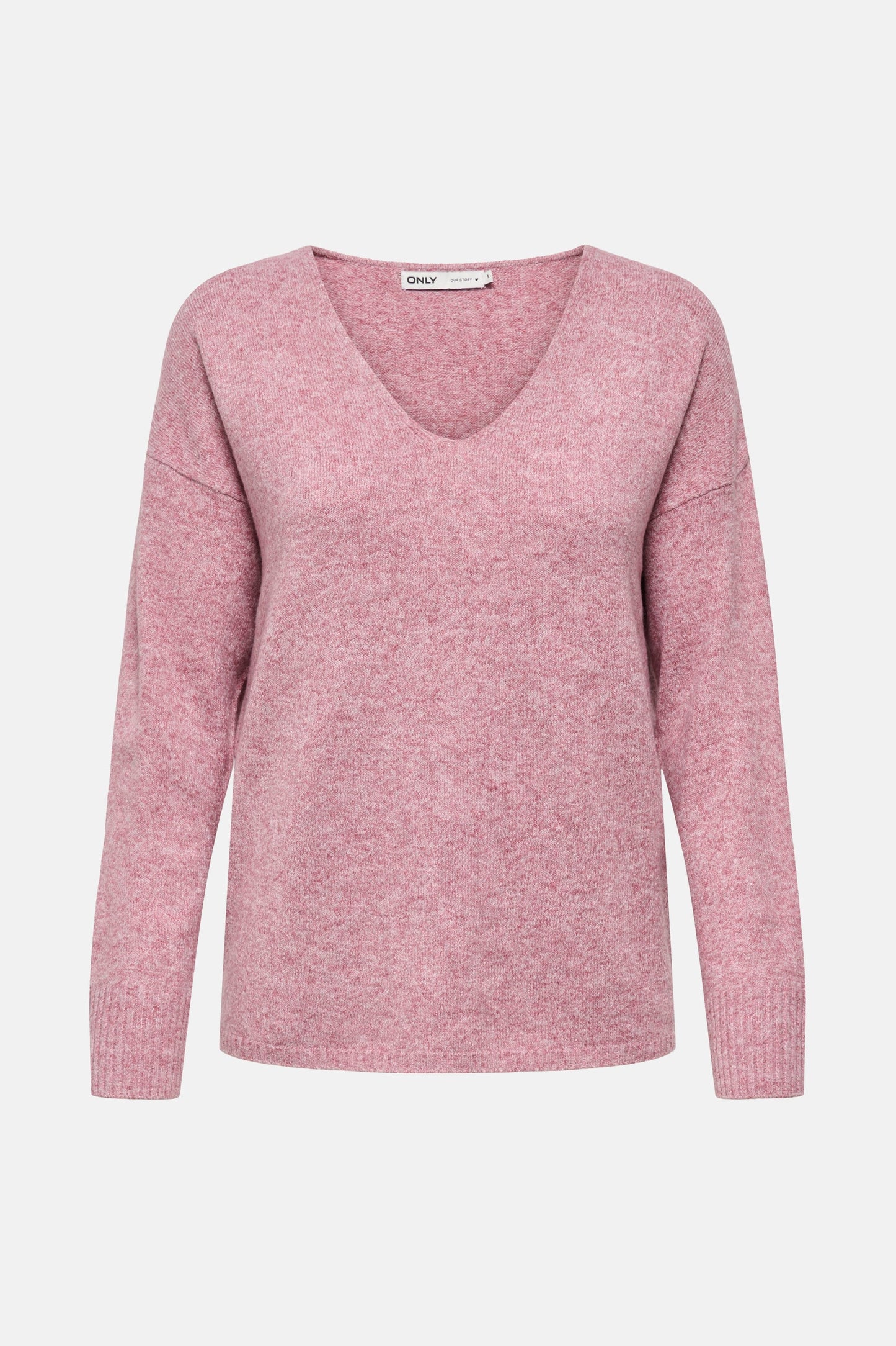 Roze V-hals Trui