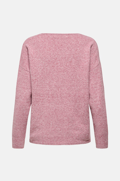 Roze V-hals Trui