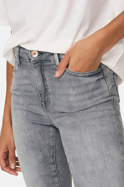 Lichtgrijze Denim Jeans