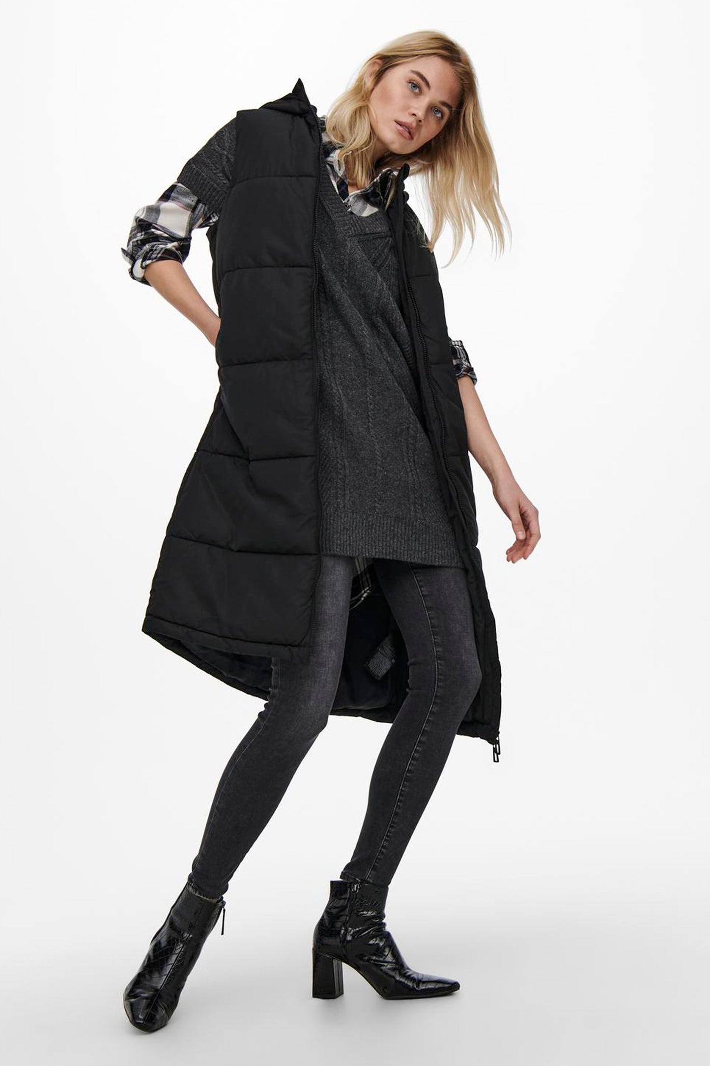 Zwarte Bodywarmer