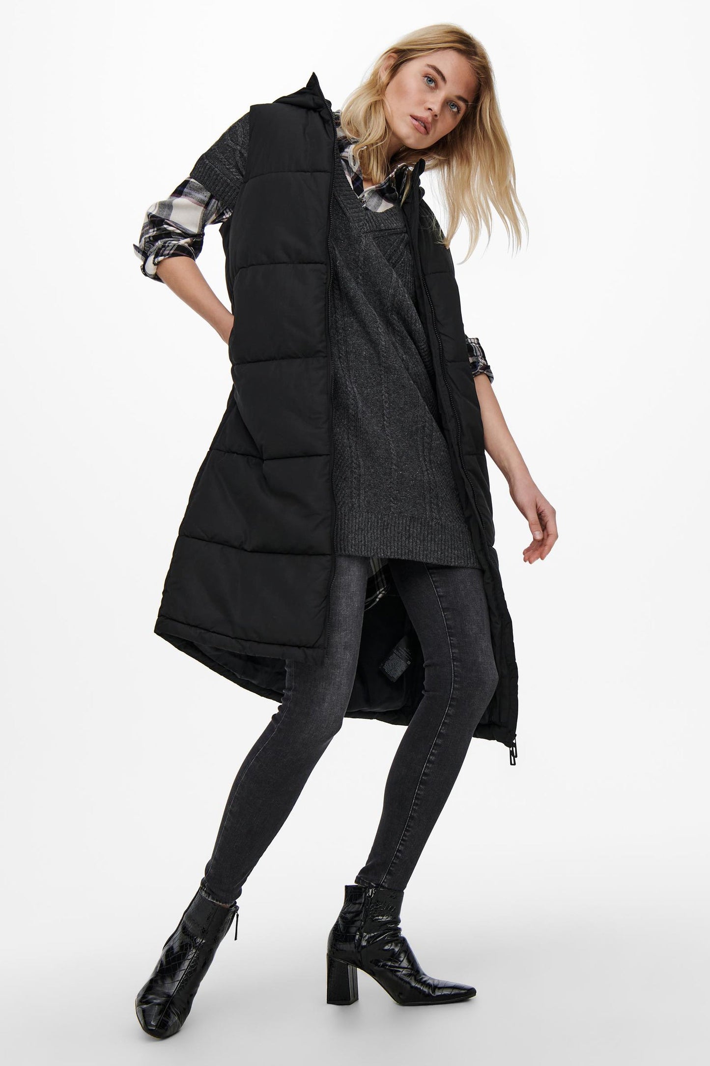 Zwarte Bodywarmer