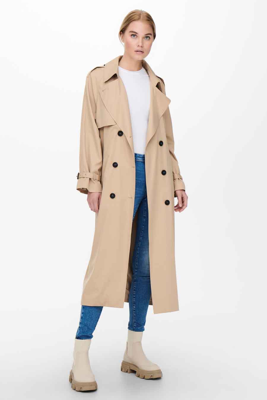 Beige Trench Coat