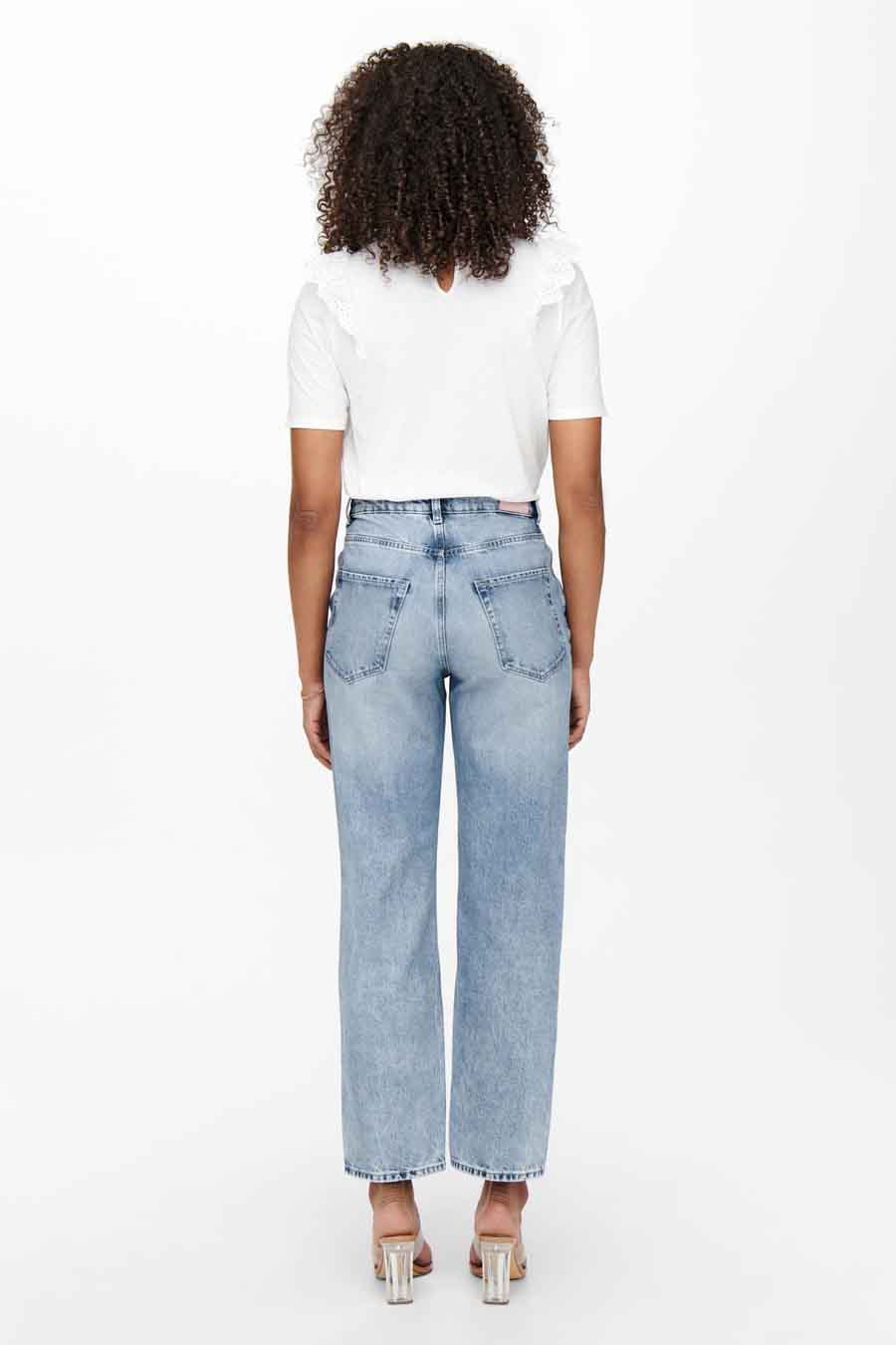 Light Blue Denim Boyfriend Jeans