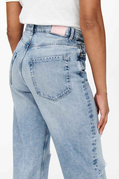 Light Blue Denim Boyfriend Jeans