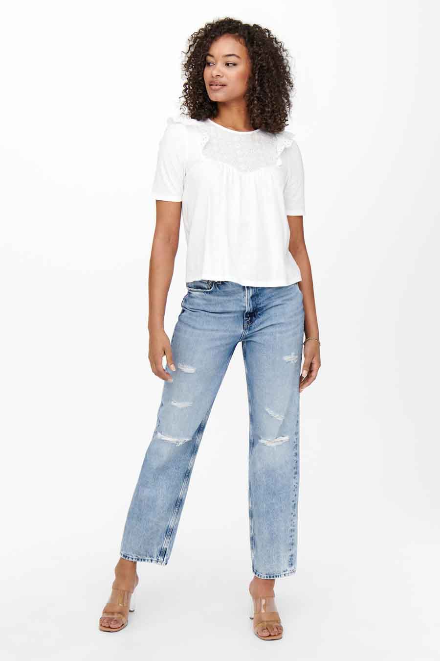 Light Blue Denim Boyfriend Jeans