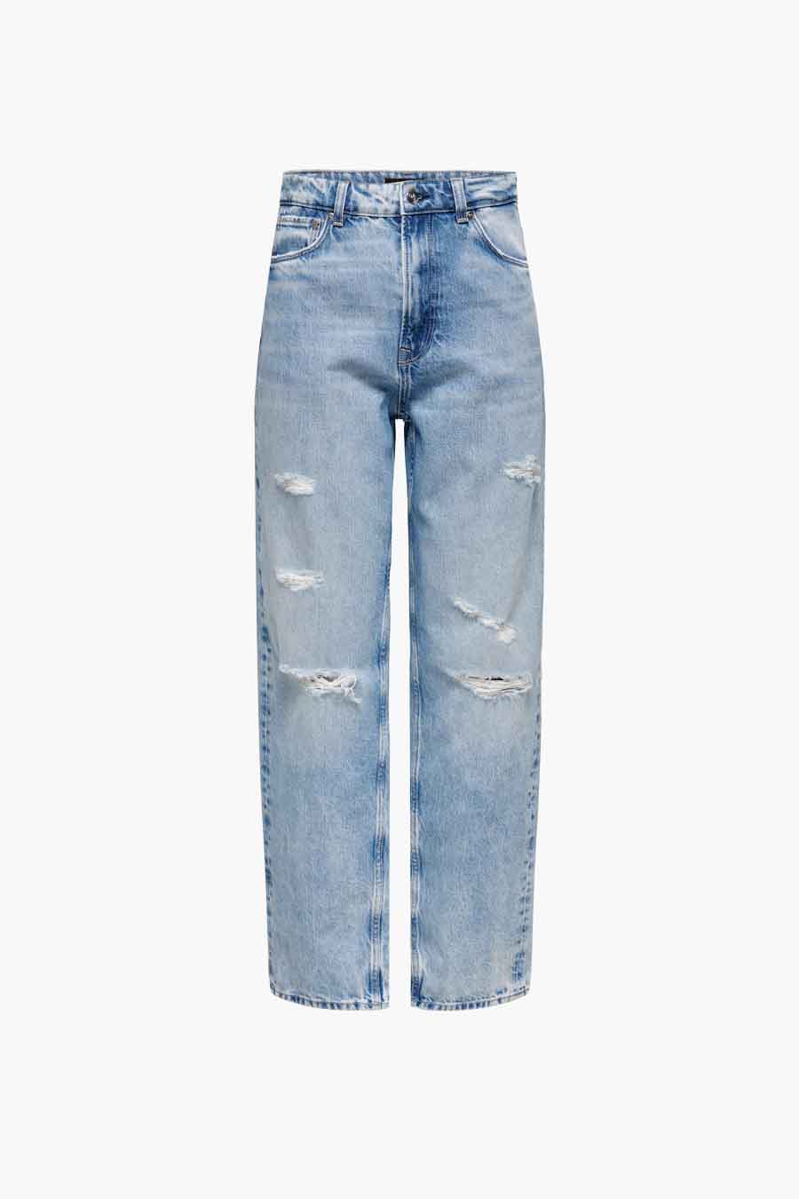 Light Blue Denim Boyfriend Jeans