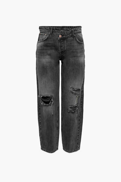 Zwarte Boyfriend Jeans