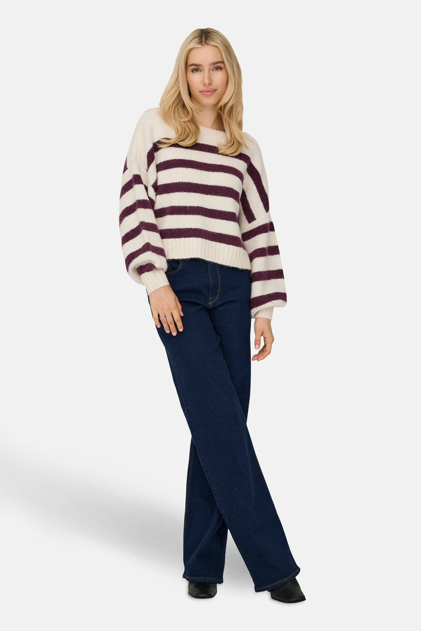 Trui met ronde hals ecru - ONLY®