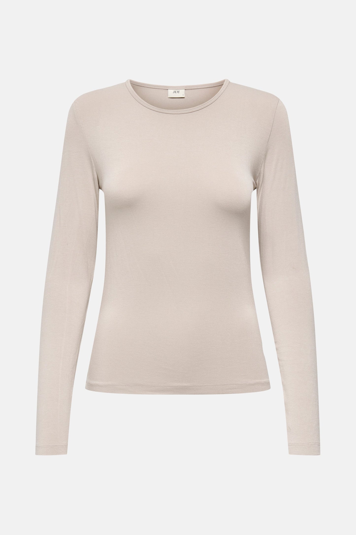 Beige Lange Mouwen T-shirt