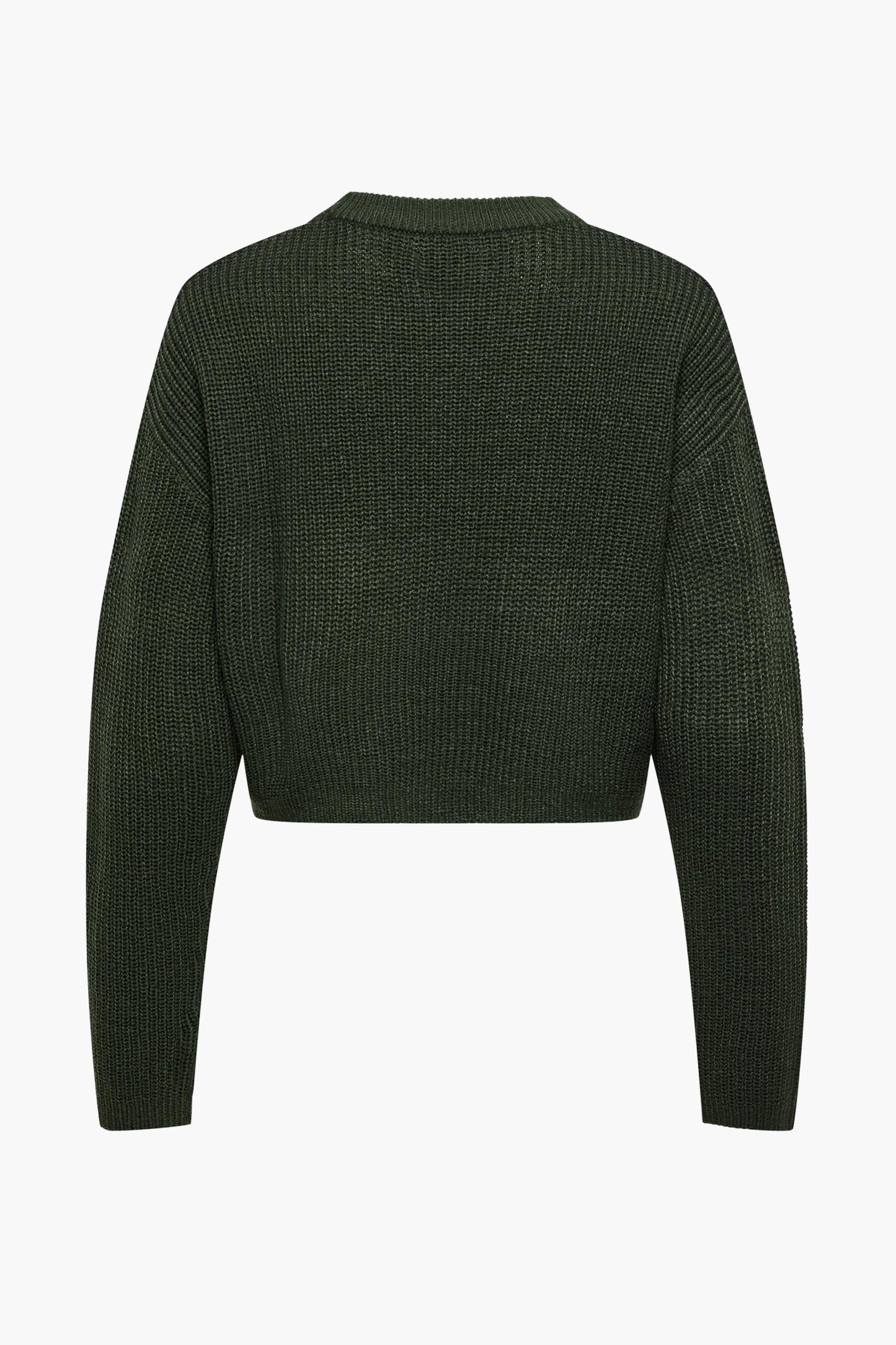Groene ronde hals trui