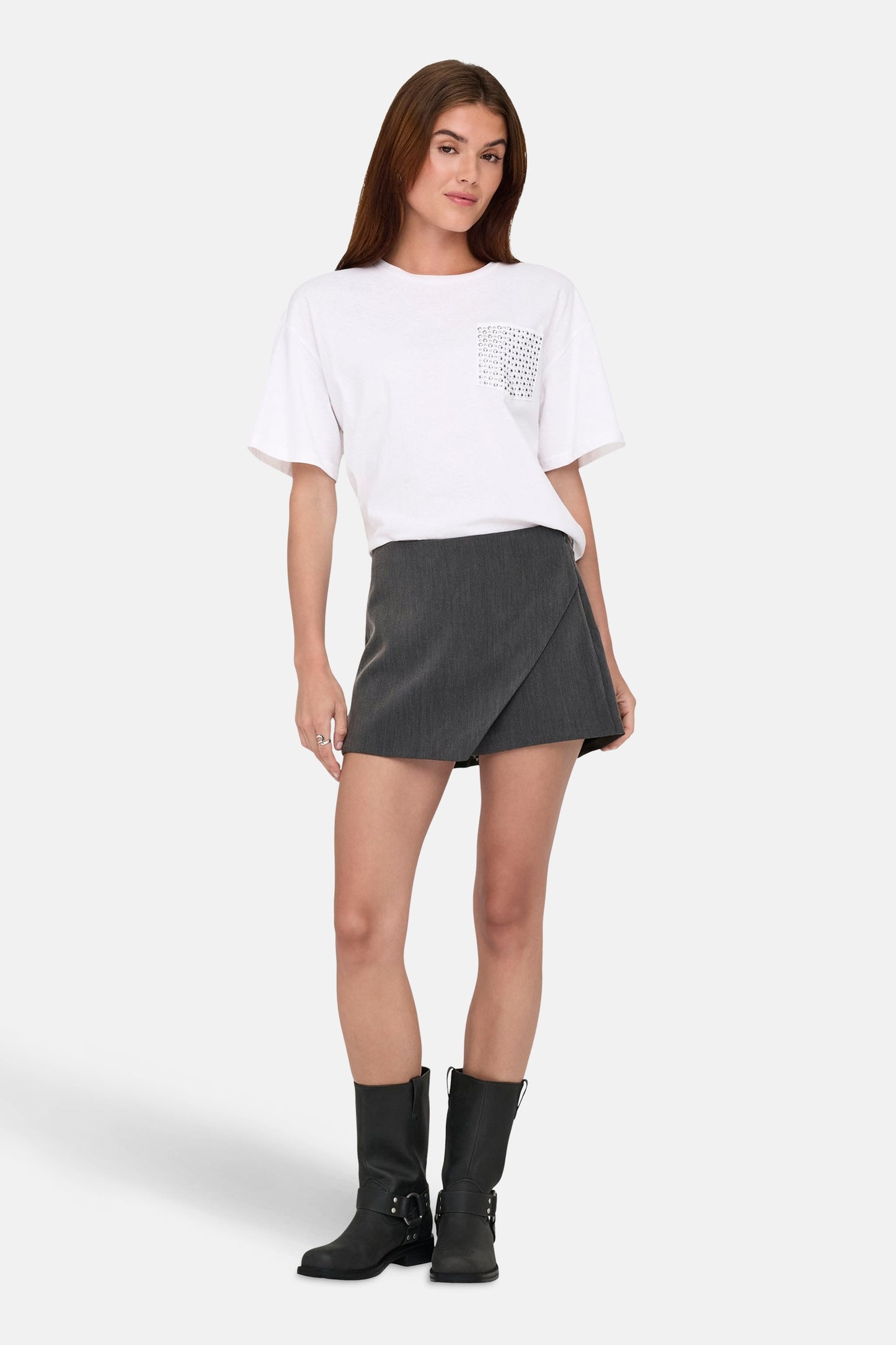 Gray Skort