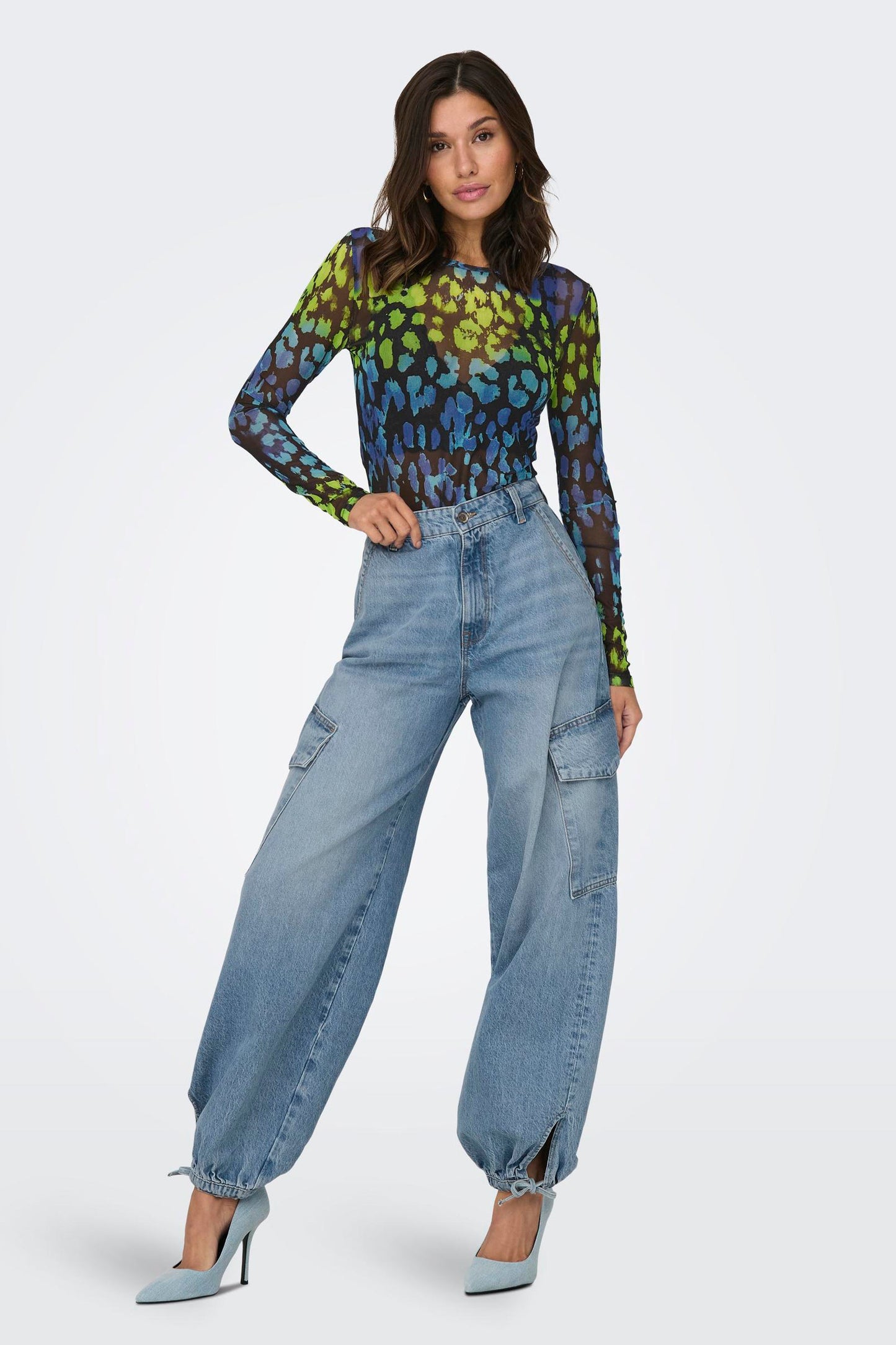 PERNILLE - Lichtblauwe Denim Jeans