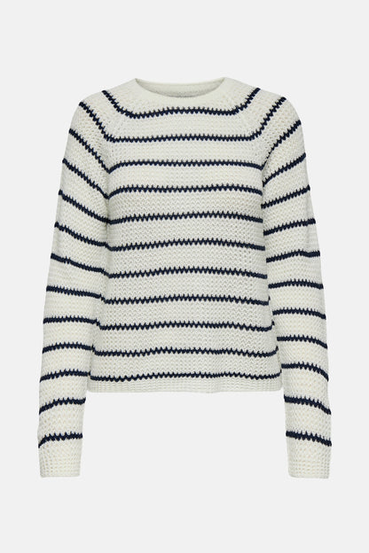 Ronde Hals Sweater - Wit