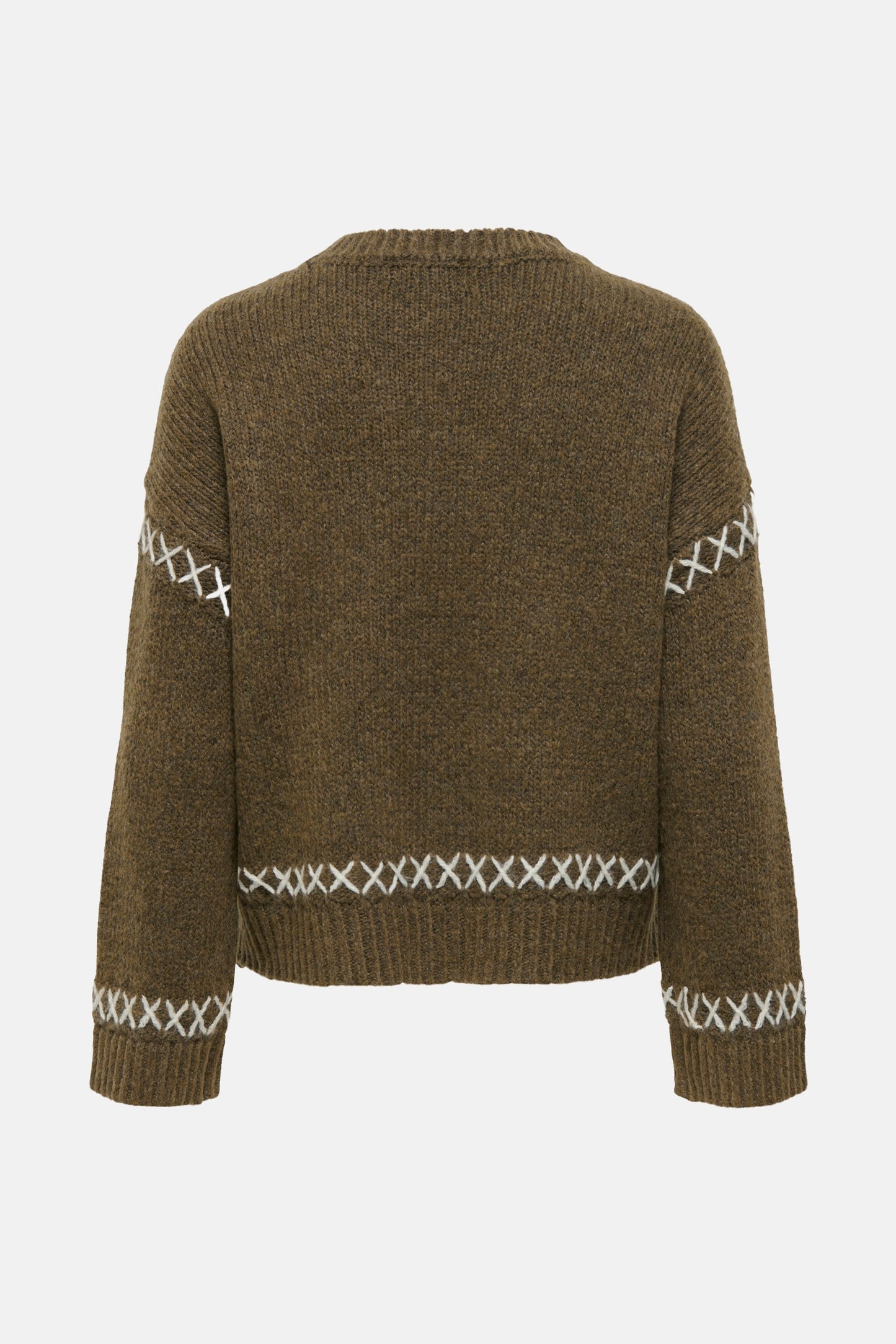 Trui met ronde hals bruin - ONLY®