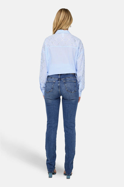 ONLY® Slim Fit Mid Blue Denim Jeans