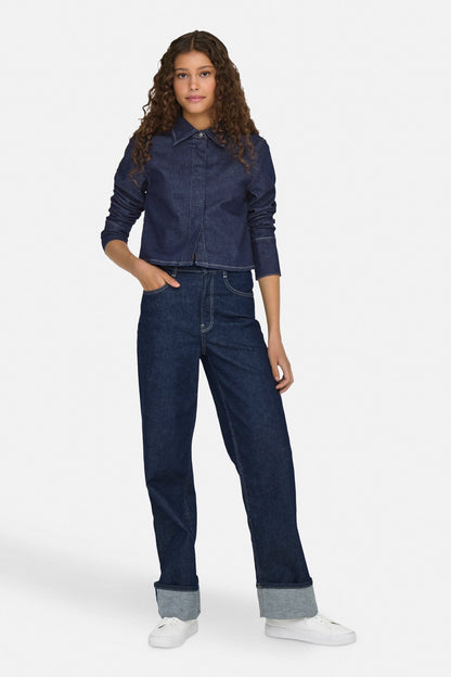 MERCER - Donkerblauwe Denim Jeans