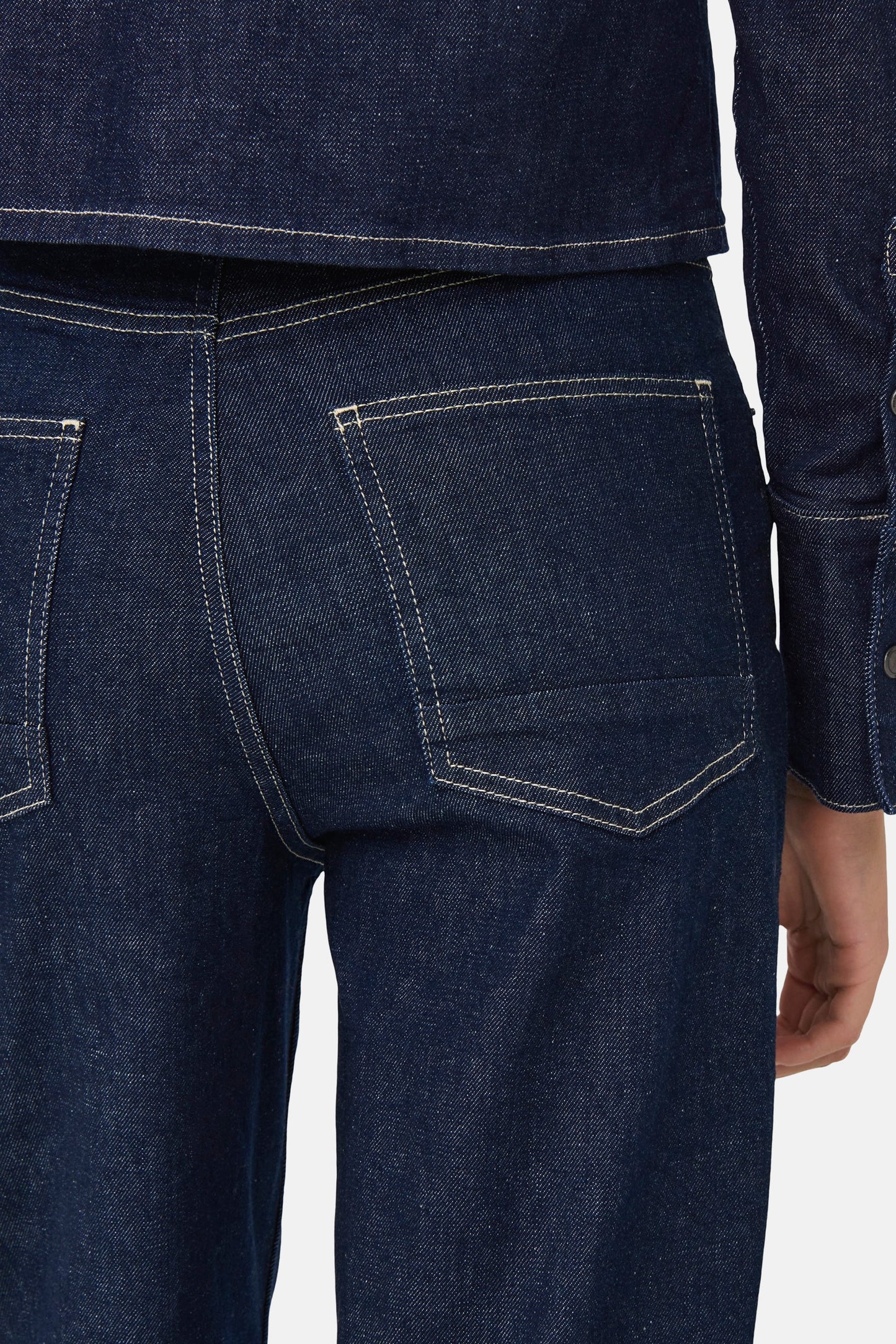 MERCER - Donkerblauwe Denim Jeans
