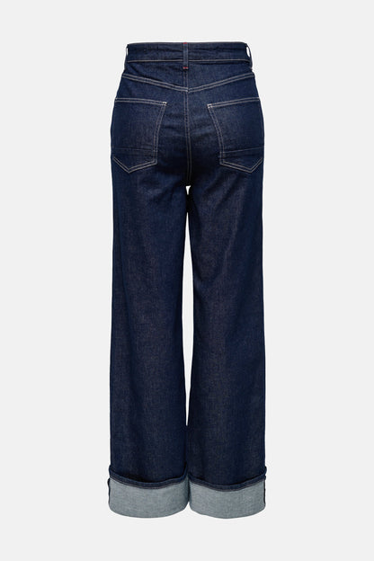 MERCER - Donkerblauwe Denim Jeans