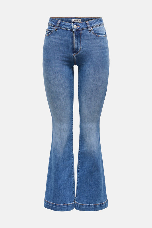 BLUSH FLARED - Lichtblauwe Denim