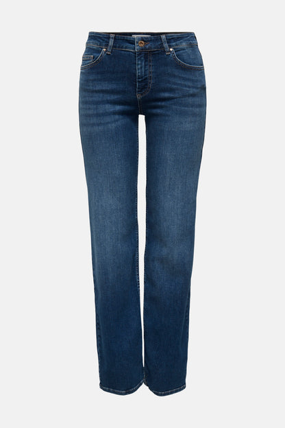 BLUSH STRAIGHT - donkerblauwe denim