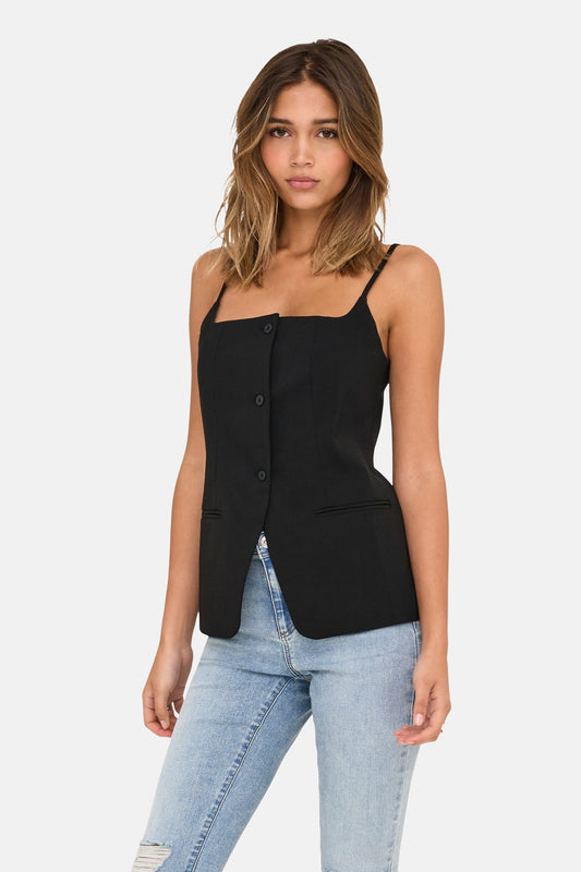 Zwarte Mouwloze Blouse - ONLY®