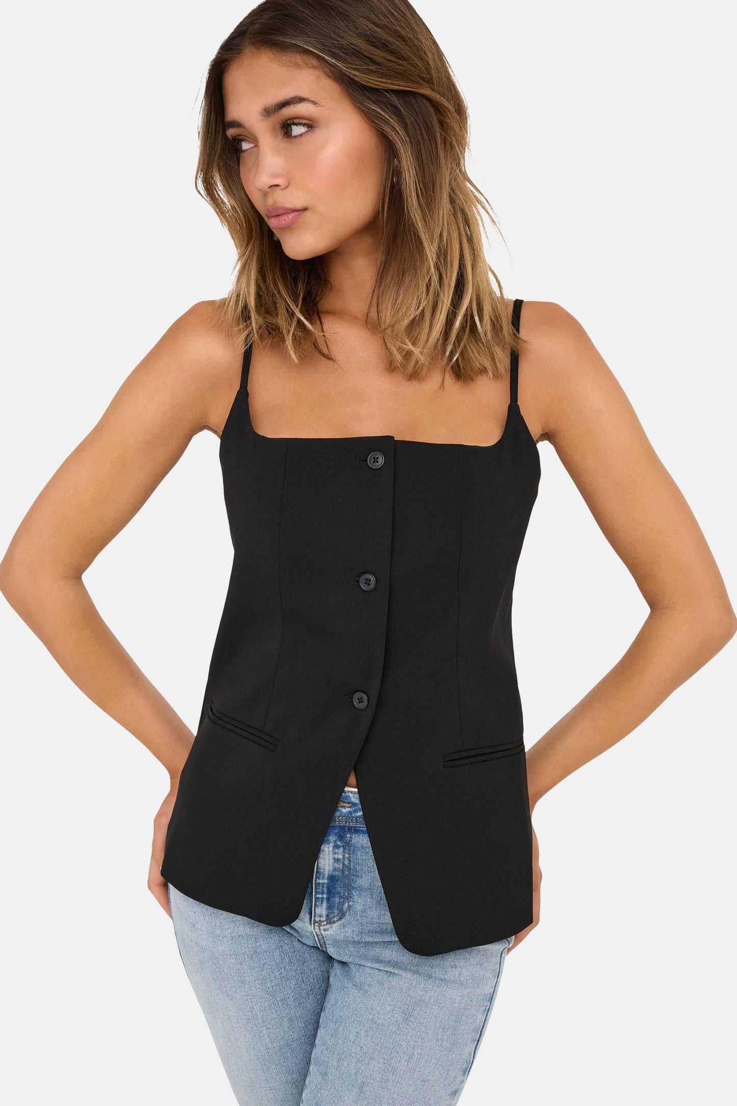 Zwarte Mouwloze Blouse - ONLY®