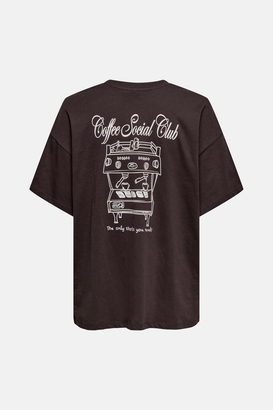 ONLY® Korte Mouwen T-shirt in Bruin