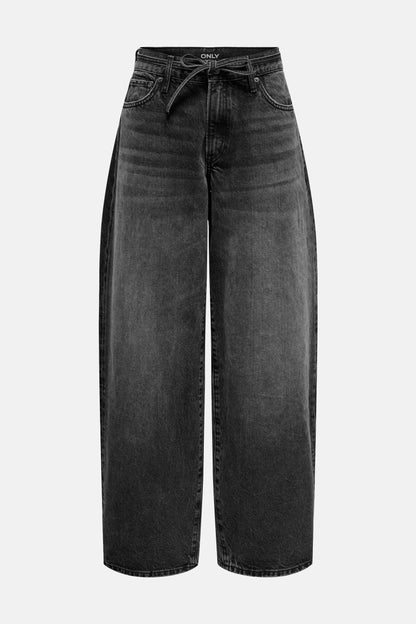 GIANNA - Donkergrijze Jeans