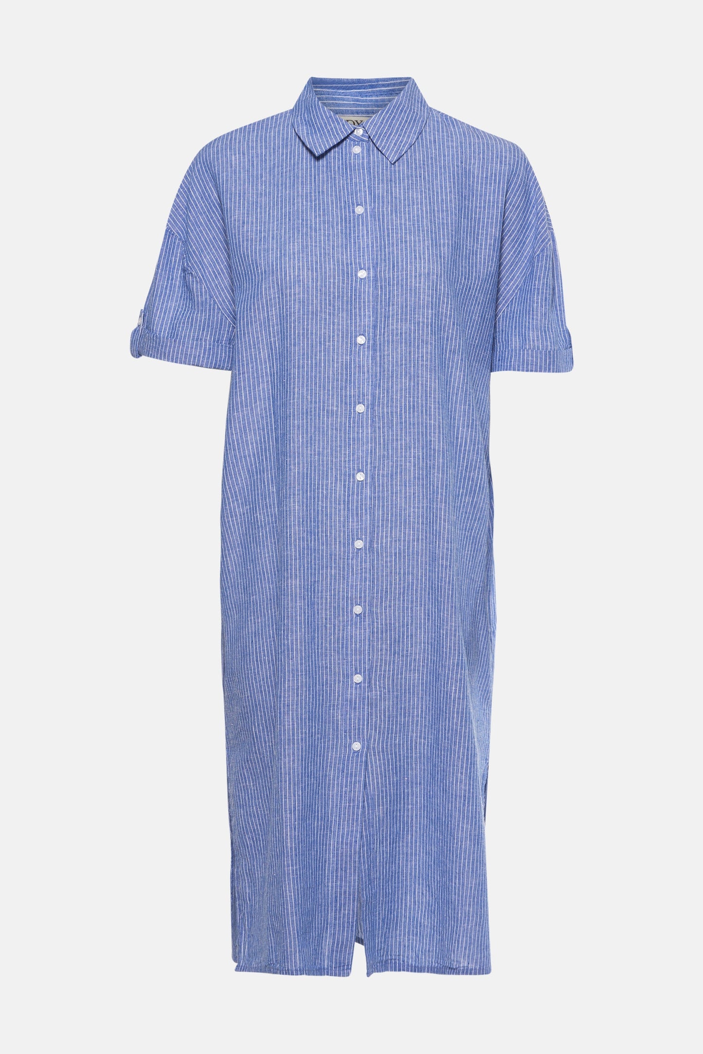 Korte Mouwen Blauw Jurkje