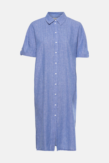 Korte Mouwen Blauw Jurkje