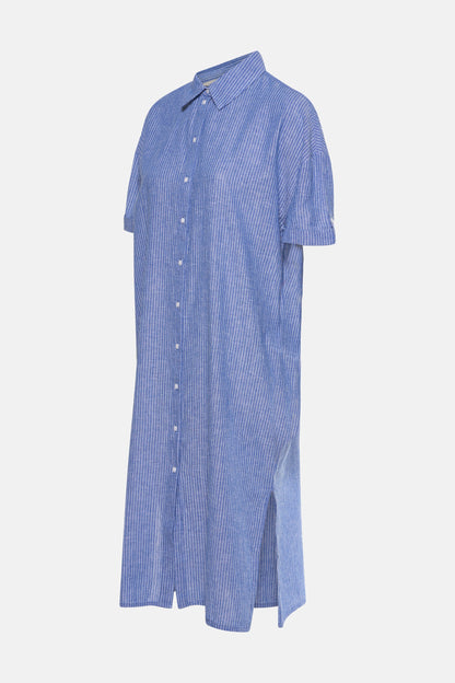 Korte Mouwen Blauw Jurkje