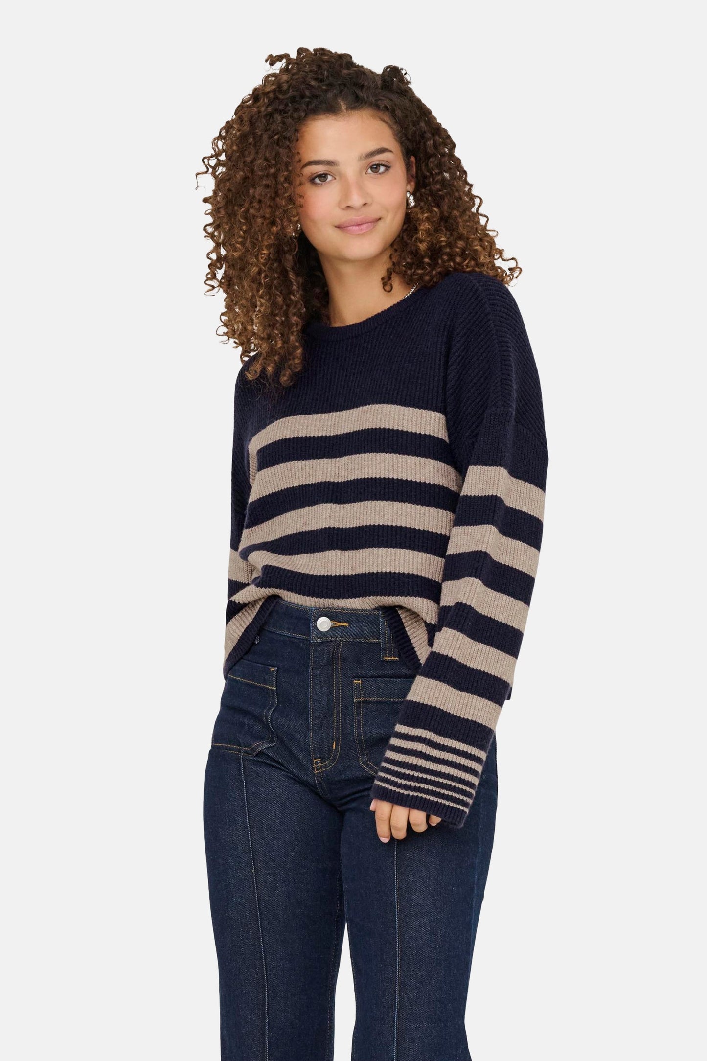 Trui met ronde hals blauw - ONLY®