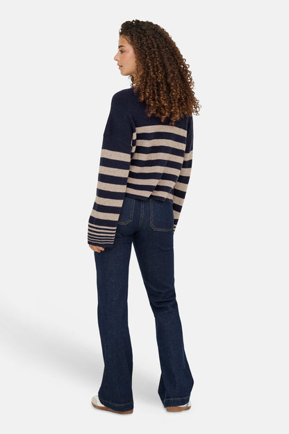 Trui met ronde hals blauw - ONLY®