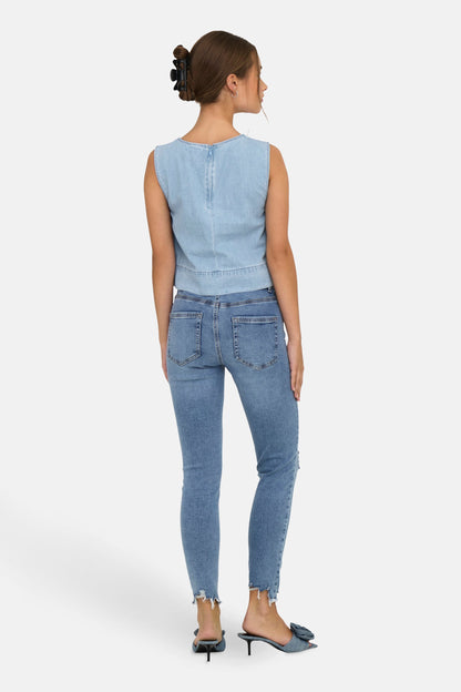 Light Blue Denim Blouse