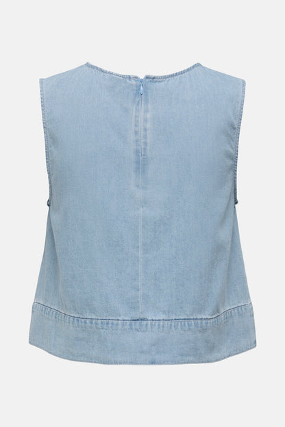 Light Blue Denim Blouse