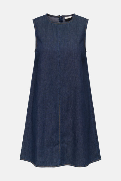 Donkerblauw Denim Jurkje
