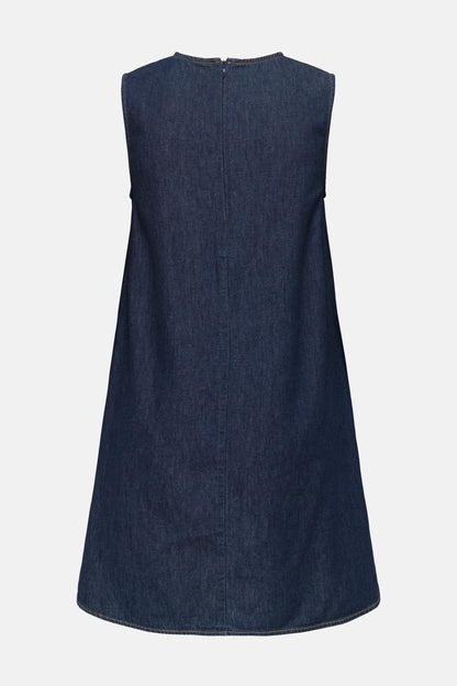 Donkerblauw Denim Jurkje