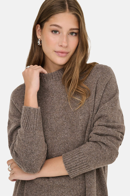 Trui met ronde hals bruin - ONLY®